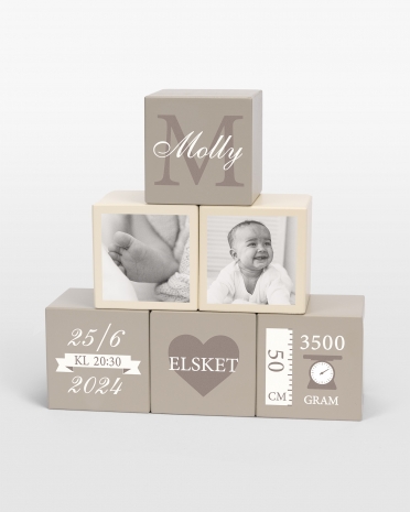 Treklosser med navn og bilde